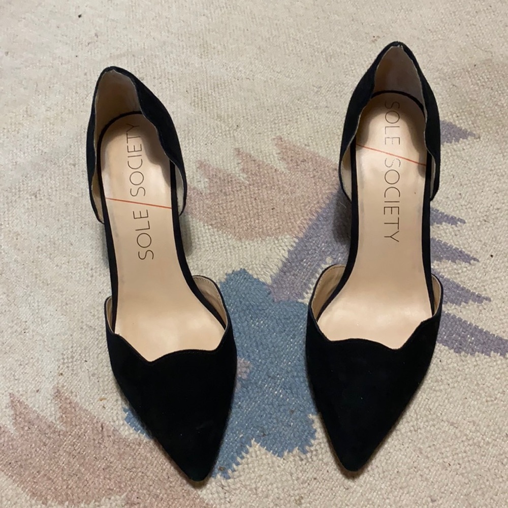 Sole society black heels